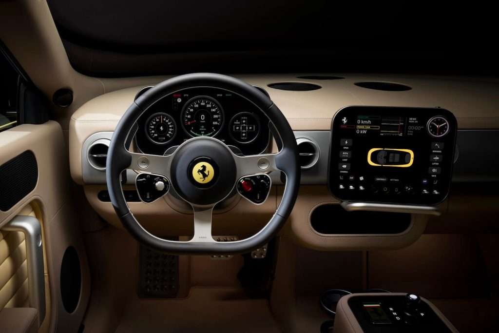 Ferrari Luce interior