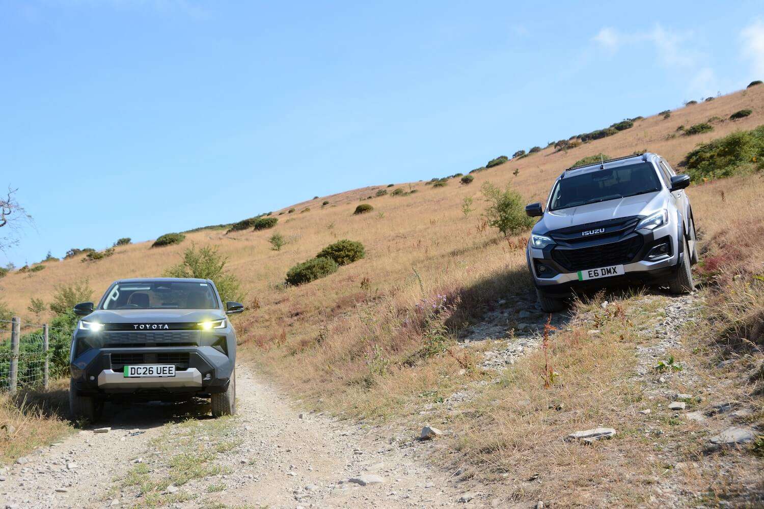 Isuzu D-Max EV v Toyota Hilux BEV